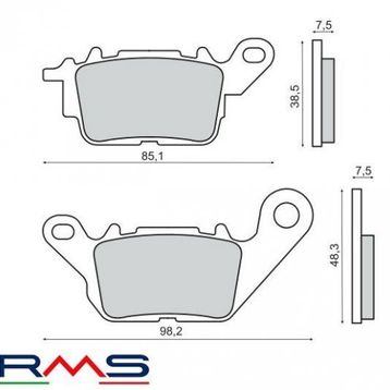 Rms N-MAX 125/155 Ön Fren Balata