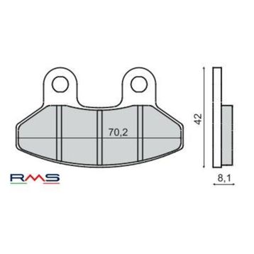 Rms Sym VS 150 Ön Fren Balata