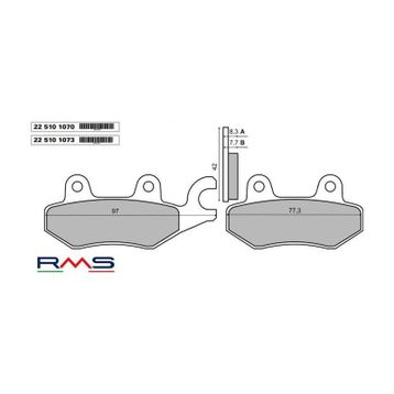 Rms Yamaha YBR 250 Ön Fren Balata