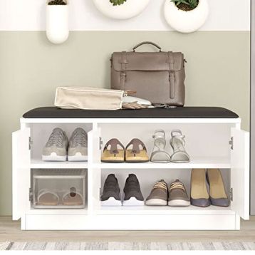 Robin Home Comfort Puflu 90 cm 3 Kapaklı Dolap