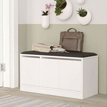 Robin Home Comfort Puflu 90 cm 3 Kapaklı Dolap