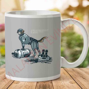 Robo Pup Robocop Dog Baskılı Kupa