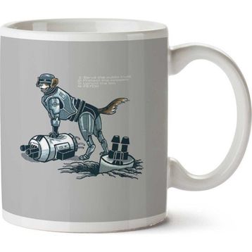 Robo Pup Robocop Dog Baskılı Kupa