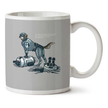 Robo Pup Robocop Dog Baskılı Kupa