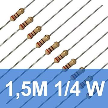 Robocombo 10 Adet 1.5M 1/4 W Direnç