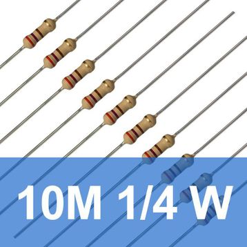 Robocombo 10 Adet 10M 1/4 W Direnç