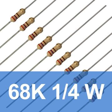 Robocombo 10 Adet 68K 1/4 W Direnç