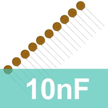 Robocombo 10nF 10 Adet Seramik Kondansatör