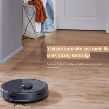 Roborock S5 Max Siyah Robot Süpürge