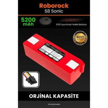 Roborock S8 Sonic 5200 Mah Robot Süpürge Batarya