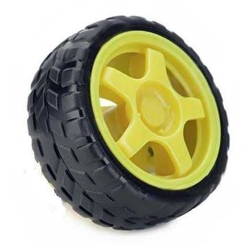 Robot Diyarı 6 V 250 RPM Motor ve Tekerlek Seti