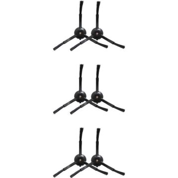Robotyedek Xiaomi Mop 2 Pro Siyah Uyumlu 6 Parça Set Yedek Fırça Filtre