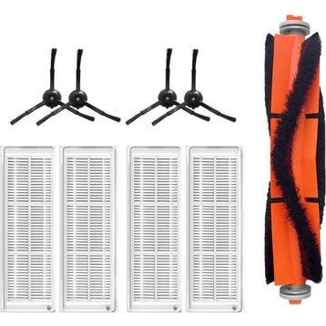 Robotyedek Xiaomi Mop 2 Pro Siyah Uyumlu 9 Parça Set Yedek Mopsuz Fırça Hepa Filtre