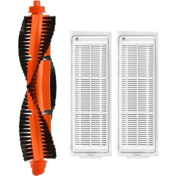 Robotyedek Xiaomi Mop Pro Styj02ym Beyaz Uyumlu 3 Parça Yedek Ana Fırça ve Hepa Filtre