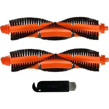 Robotyedek Xiaomi Mop Pro Styj02ym Beyaz Uyumlu 3 Parça Yedek Ana Fırça ve Temizleme Fırçası