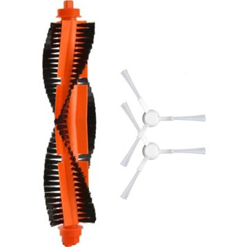 Robotyedek Xiaomi Mop Pro Styj02ym Beyaz Uyumlu 3 Parça Yedek Ana Fırça ve Yan Fırça