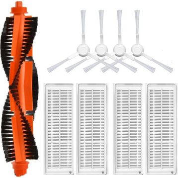 Robotyedek Xiaomi Mop Pro Styj02ym Beyaz Uyumlu 9 Parça Set Yedek Mopsuz Fırça Hepa Filtre Mop