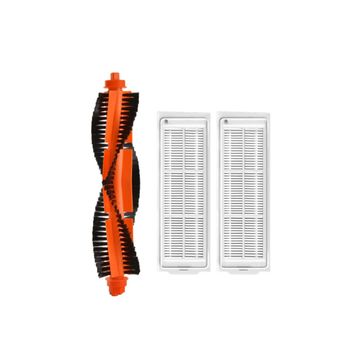 Robotyedek Xiaomi Mop Pro Styj02ym Siyah Uyumlu 3 Parça Yedek Ana Fırça ve Hepa Filtre