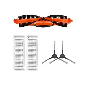Robotyedek Xiaomi Mop Pro Styj02ym Siyah Uyumlu 5 Parça Set Yedek Mopsuz Fırça Hepa Filtre