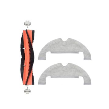Robotyedek Xiaomi Vacuum Mop 2 Ultra Uyumlu 3 Parça Yedek Ana Fırça ve Mop
