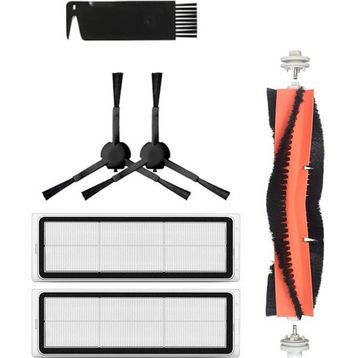 Robotyedek Xiaomi Vacuum Mop 2 Ultra Uyumlu 6 Parça Yedek Mopsuz Fırça Filtre