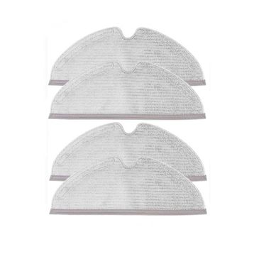 Robovac Roborock S6 Max V Uyumlu 4'lü Mop Fiber Bezi