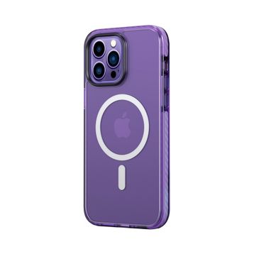 Rock iPhone 14 Pro Shield Serisi MagSafe Anti Shock Mor Kılıf
