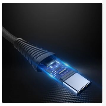 Rock Space S5 1 mt 2.4A Lightning Şarj ve Data Aktarım Kablosu
