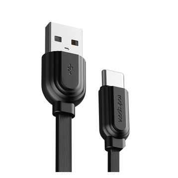 Rock Space S5 1 mt 2.4A Lightning Şarj ve Data Aktarım Kablosu