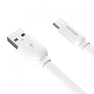 Rock Space S5 1 mt 2.4A Micro USB Şarj ve Data Aktarım Kablosu