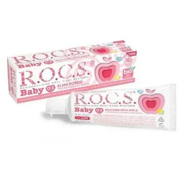 Rocs Baby 0-3 Yaş Arası Elma Püresi Diş Macunu