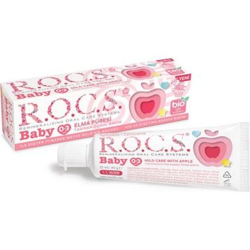 Rocs Baby 45 gr Elma Püresi Tadında Diş Macunu