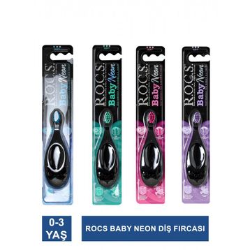 Rocs Baby Neon 0-3 Yaş Diş Fırçası