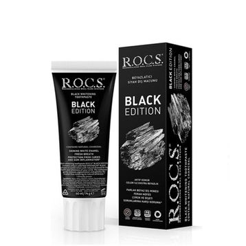 Rocs Black Edition Beyazlatıcı 74 ml Diş Macunu