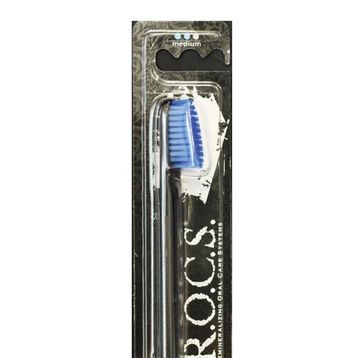 Rocs Black Edition Medium Mavi Diş Fırçası