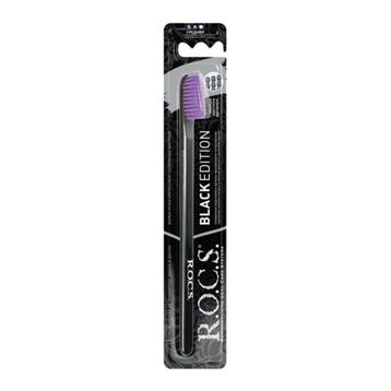 Rocs Black Edition Mor Orta Sert Diş Fırçası
