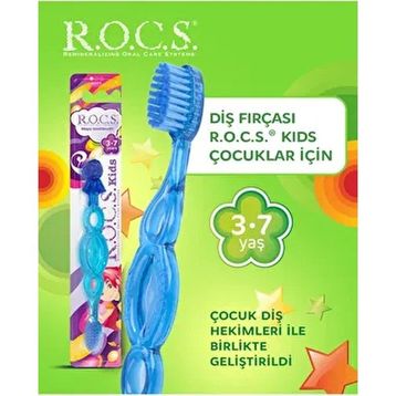 Rocs Mavi 3-7 Yaş Diş Fırçası