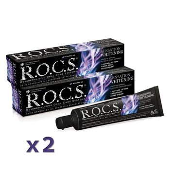 Rocs Sensation Whitening 2x74 ml Diş Macunu