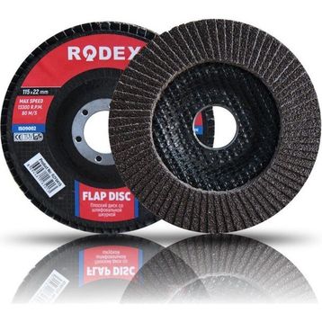 Rodex 115 Mm 40 Kum Flap Disk Zımpara