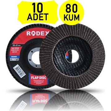 Rodex 115 Mm 40 Kum Flap Disk Zımpara