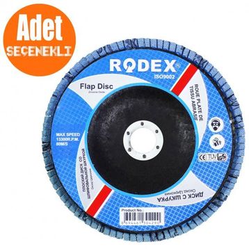 Rodex 115 Mm 40 Kum Flap Disk Zımpara