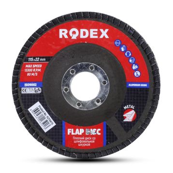 Rodex 115 Mm 60 Kum Flap Disk Zımpara
