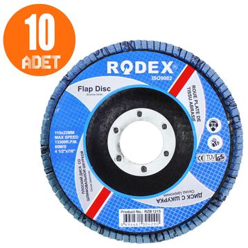 Rodex 115 Mm 80 Kum Flap Disk Zımpara