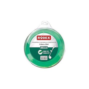 Rodex RDY516 1.6 mm 15 m Yeşil Yuvarlak Motorlu Tırpan Misina