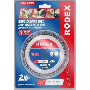Rodex RRW115C 115 mm Ahşap Oyma İşleme Diski
