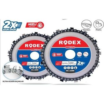 Rodex RRW115C 115 mm Ahşap Oyma İşleme Diski