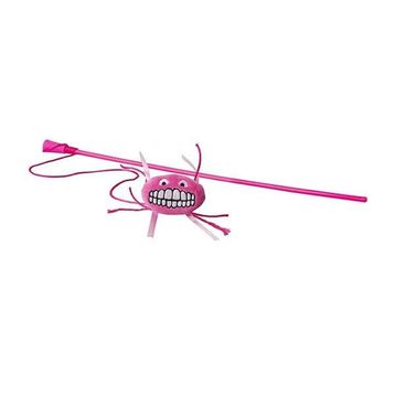 Rogz Catnip Flossy Magic Stick Gülen Surat Pembe 46 cm Kedi Olta Oyuncağı