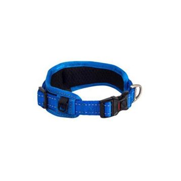 Rogz Utility Gevoerde Halsband Mavi 2.5x37-54 cm Dolgulu Köpek Boyun Tasması