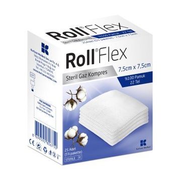 Roll 8699592806750 7.5x7.5 cm 25'li Flex Gaz Kompres