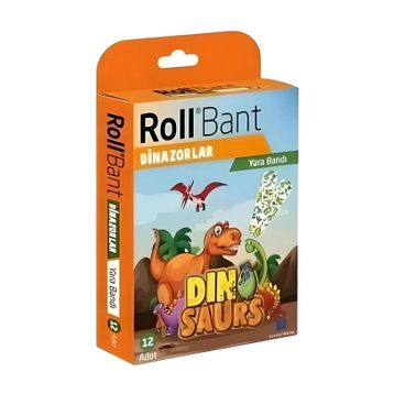 Roll Bant 12'li Yara Bandı Dinozorlar